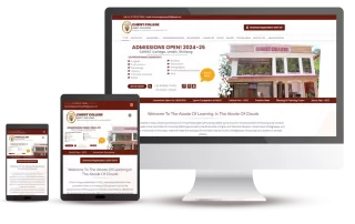 custom web development service for christ college shillong